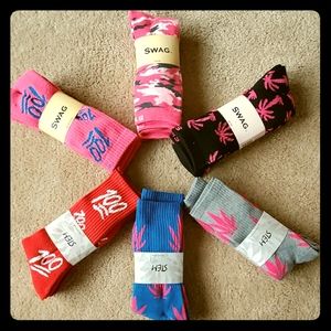 Urban design high socks